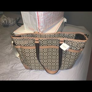 Coach Diaper Bag Travel Work carryall Multi Tote